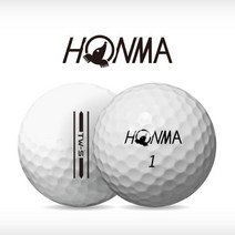 Honma 혼마 화이트/컬러 로스트볼 모음 (10알), 04. [A/A-] 3pc 무광 화이트 (10알)