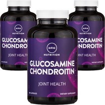 엠알엠 글루코사민 콘드로이틴 1500mg / 1200mg 캡슐 글루텐 프리, 180개입, 3개