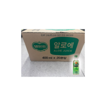 델몬트 알로에 400mI 20페트, 20개, 400ml