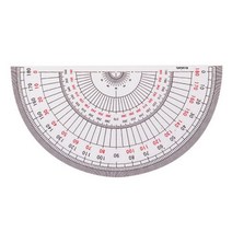 본s마켓_측정각도기 난반사방지분도기 정확한 반원 다용도 제도용 18CM 선명한_본s마켓, 무옵션_품목_