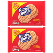 너터버터 리얼 피넛 버터 샌드위치 쿠키, 453g, 2개
