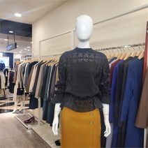 블루페페 SH02 펀칭 웜 블링 블라우스BK 214MSC007