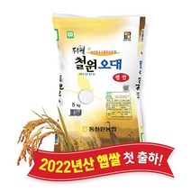 [당일도정] [동철원농협 직접운영] 2022년산 두루웰 철원오대쌀, 햅쌀 5kg