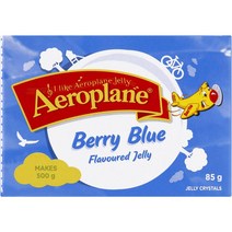 에어로플레인 젤리 베리 블루 85g Aeroplane Jelly Berry Blue 85g, 1팩