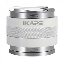 IKAPE 커피 53mm 디스트리뷰터 핸드 탬퍼 포터필터 54MM 브레빌 바텀리스 호환, White, 하얀색