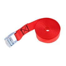 스테인리스 스틸 버클이 달린 스트랩 타이 다운 루프 랙 서핑 보드 카약 카누 자동차화물 래싱용다양한 색상, 빨간