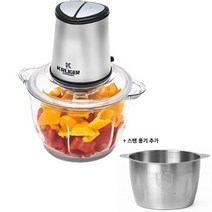 크루거 멀티 전동 다지기 2L 만능 마늘 야채 이유식 채소 분쇄 고기 양파 고추 미니, 본상품선택