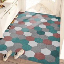 현관코일매트 미끄럼 헬스장 베란다 놀이터업소용 롤 카페트 카펫 패턴 층간소음 신발털이, 모자이크 + 100*100