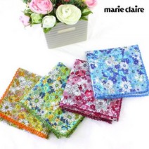 [바보사랑] 마리끌레르 머큐리 핀코트 손수건 스카프 56 x 56