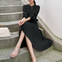 르엠마 리프코브 하객룩 정장룩 모임룩 여자쉬폰 여성쉬폰 간절기원피스 긴팔원피스 롱원피스 프릴원피스 플라워원피스 봄원피스 쉬폰 원피스