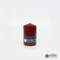 엘캔들 [독일 muller-KERZEN] BSS 무향 필라 캔들 양초 필라초 M 8가지 색상, 1개, 다크레드
