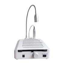 네일 집진기네일 드릴 머신 흡진기 저소음 네일 아트, 화이트 세라믹 헤드 1개 메탈 헤드 1박스