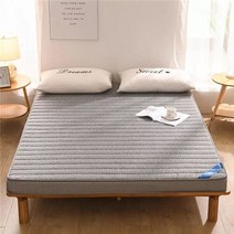 허리디스크 매트리스 UVR북유럽 미니멀리스트 스타일 메모리 폼 느린 라텍스 고급 두꺼운 다다미 패드 바닥 매트 풀 사이즈, 100x200cm+Thickness 8cm+NO-4