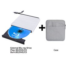 블루레이플레이어 외장 블루레이 라이터 CD BD 플레이어 버너 USB 30 및 맥 os용, 03 SWBD WhiteGFBB