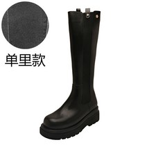 스니커즈 워커부츠 곡운 굴뚝 장화 뚱뚱한 굵은 다리 큰 통 둘레 라이더 롱부츠 2798404196