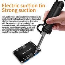 전기 진공 솔더 흡입 납땜 제거 펌프 220V 30W 휴대용 주석 수리 도구, 01 EU PLUG 220V