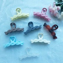 무광 컬러 디스코 11CM 꼬임 집게핀 디스코핀 헤어핀 헤어액세서리 무광매트핀 꼬임대왕헤어핀