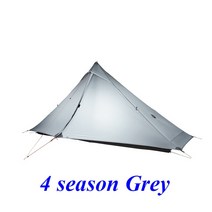 몽골게르텐트 대형 3F LANSHAN 1 Pro 2022 새 버전 No-See-Um 3/4 시즌 230*80*125CM 양면 실나일론, 01 4 season Grey