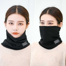 큐티레이디 겨울 기모 털 방한 넥워머 목토시 2개1세트