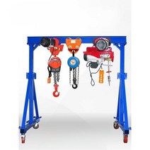 겐트리크레인 산업용 크레인 윈치 리프팅 이동 공중 운반 공장 현장용, 1톤 높이 2m 총 폭 2m