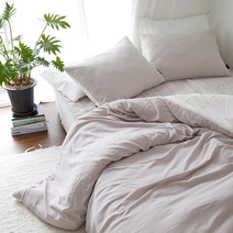 [르헤브] 모모 무봉제 소프트마이크로 옥수수솜 차렵이불 베개세트 (SS싱글)