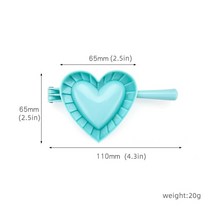 만두기계 만두제조기 만두빚는기계 성형기 설날 떡국 3크기 심장 모양의 만두 금형 제조 업체 플라스틱 반, 01 S