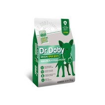 닥터도비 면역과 알러지 5kg + 댕냥이물티슈 강아지 건강관리 저알러지사료, 10kg
