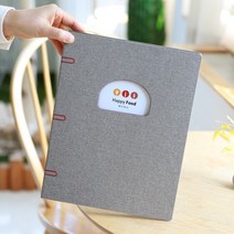 A4 투톤그레이 메뉴판