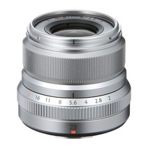 FUJIFILM X 교환 렌즈 후지논 단초점 준광각 콤팩트 23mm F2 방진 방적 내저온 조리개 링 실버 F XF23MMF2 R WR S