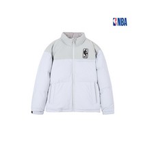 NBA 배색 숏 덕다운_그레이