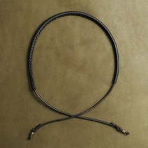 에치펠레 가죽으로 감싼 안경줄 시크블랙 일반형 가죽안경줄
