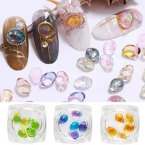 [퍼니네일] 네일스톤 달콤스톤 별스톤 하트스톤 조약돌스톤 유리스톤, 1개, GSTON-04