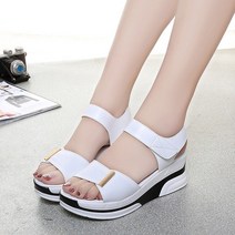 웨지힐 부츠 패션 스타일 캐주얼 신발 여름 웨지 샌들 샌들 패션 여름 웨지