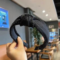 깔끔한 포인트 스타일 머리띠 헤어밴드 가을 겨울 과 그물 유명 인사 여성용 페르시 의