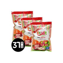 (무배)무설탕 과일맛 캔디 92g x 3봉/알사탕/투시팝