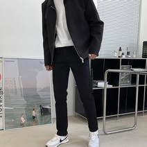 콘피아르 스판 베이직 블랙 데님 팬츠 TC6125N