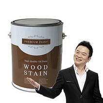 프리미엄 방부목 데크오일 우드스테인 4L 나무 니스칠 페인트칠 방부목칠 데크칠, 사과색