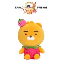 카카오프렌즈 스트로베리 리틀 라이언 인형 24cm, 혼합색상