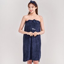 이라인 퓨어 탑 샤워가운 네이비, 이라인 탑가운
