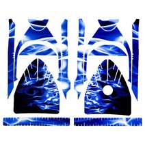 스케이트 보드 휠 바퀴 6.5 인치 밸런스 호버 전기 스쿠터 드리프트 셀프 밸런싱, 파란색(스티커만)