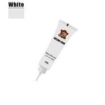 20ml 가죽 수리 젤 페인트 자동차 가죽 자동차 유지 보수 자동차 시트 가죽 보완 보수 크림 페이스트, 협력사, 흰색 20ml