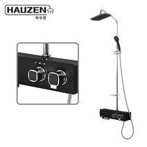 [고치고] 하우젠 A-3700(B) 출장설치 해바라기 레인 샤워기 수전 선반형 수전 수도꼭지, 1개