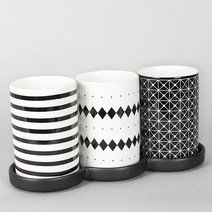 물빠짐 수저통 도자기 수저통 수저정리함 2구 3구, 2구 수저통