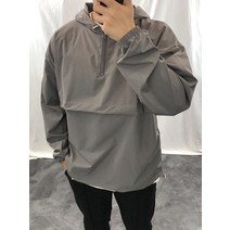 오버핏 반집업 아노락 후드티셔츠 3컬러