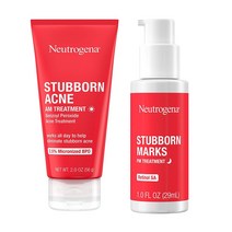 뉴트로지나 스터본 마크 여드름 AM PM 트리트먼트 세트 Neutrogena Stubborn Acne AM PM Face Treatment, 1개