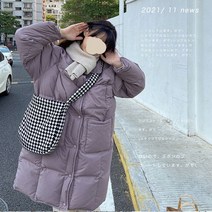 역시즌 롱 깔깔이 퀄팅 키작녀 경량 숏 패딩 뽀글이 가성비 초경량 다이아 루즈 핏 점퍼 벨트 노카라 점퍼