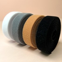 블루몬스터 전선정리 벨크로 타이 책상 케이블 정리, 블랙, 4cm x 3M