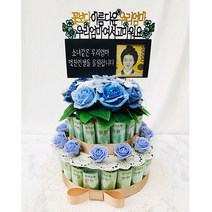 트윙클 돈케이크 케이크토퍼 용돈봉투, 꽃보다엄마D-문구+색상추가