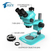 디지털현미경 RF4 RF7050 동시 초점 삼안 스테레오 현미경 7-50X 스테레오 디지털 산업 현미경 납땜 수리, 한개옵션0, 한개옵션0