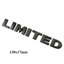 자동차엠블럼 3D 메탈 4x4 로고 엠블럼 자동차 지프 컴퍼스 랭글러 XJ 오프로드 그랜드 체로키 4X4 스티커-33, 3.Limited Black - Metal